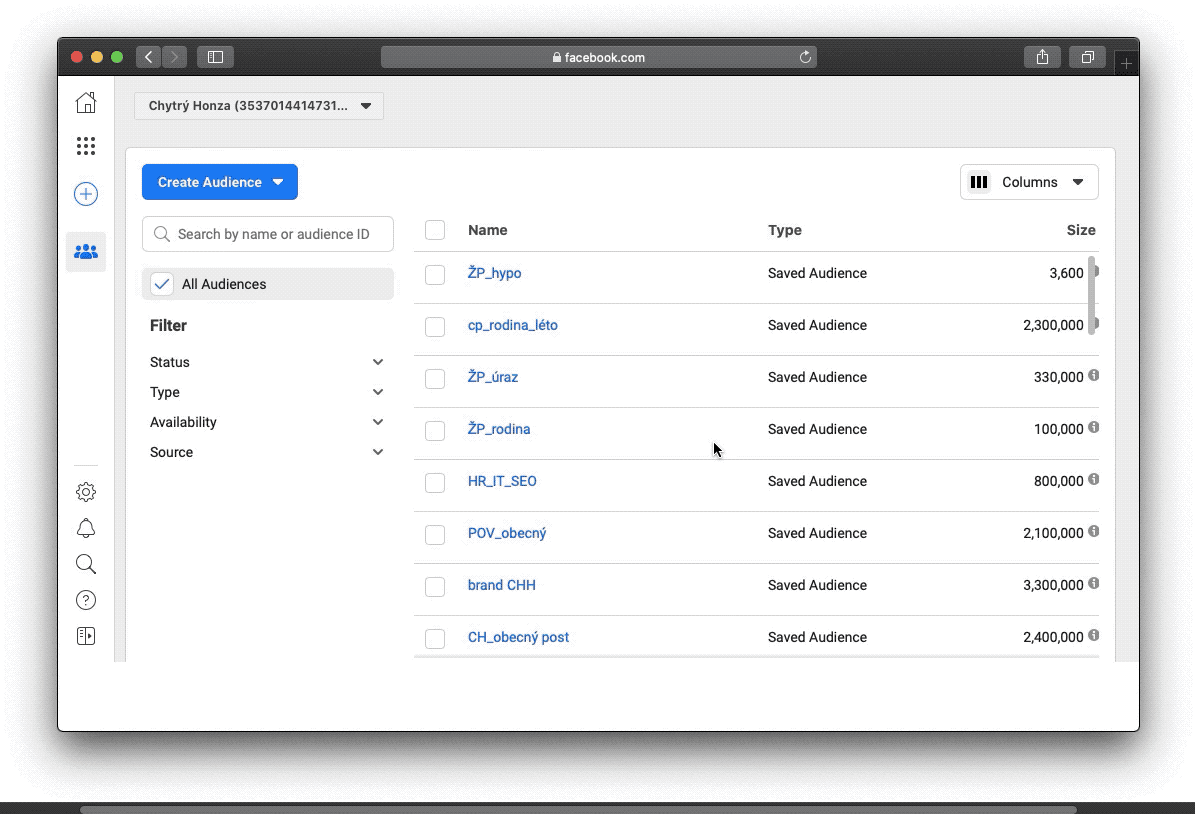 Importing a text file to Facebook